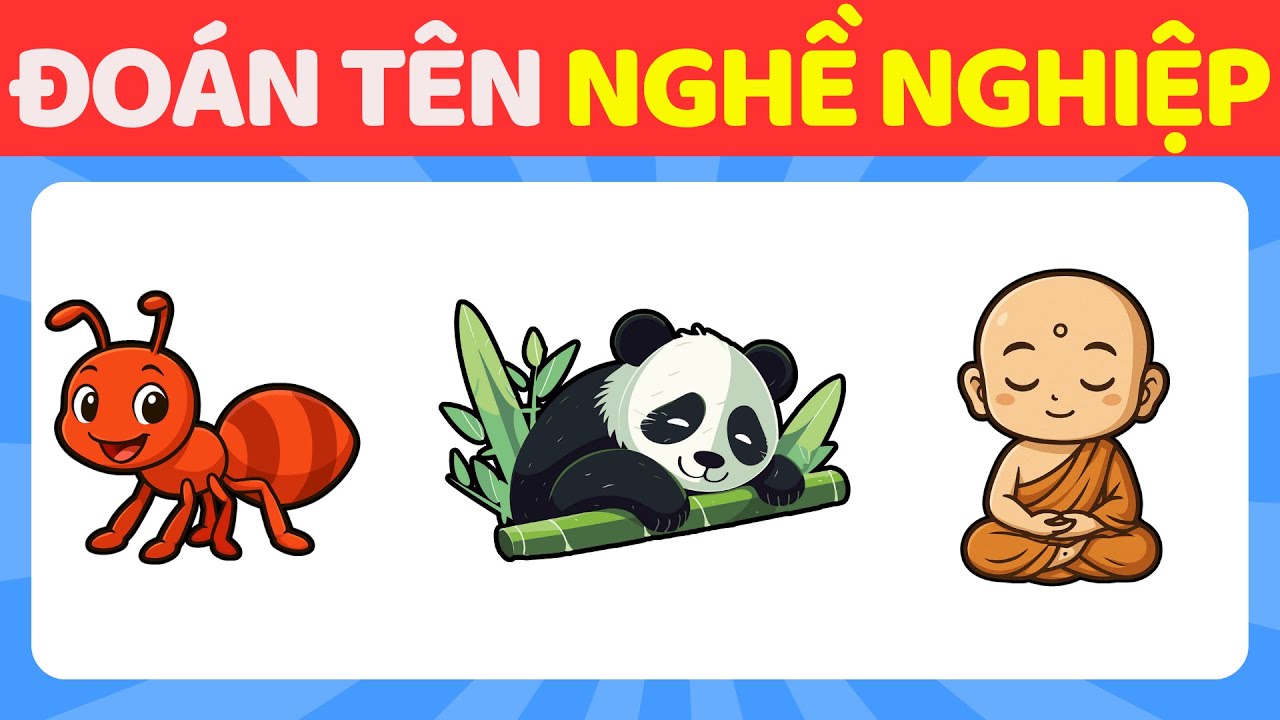 Đo&aacute;n T&ecirc;n 40 Nghề Nghiệp Qua Emoji | BuBo Quiz