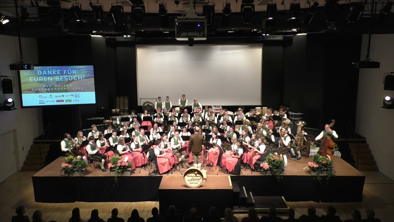 Vorwärts Marsch, Bürgermusik Saalfelden, Osterkonzert 2024