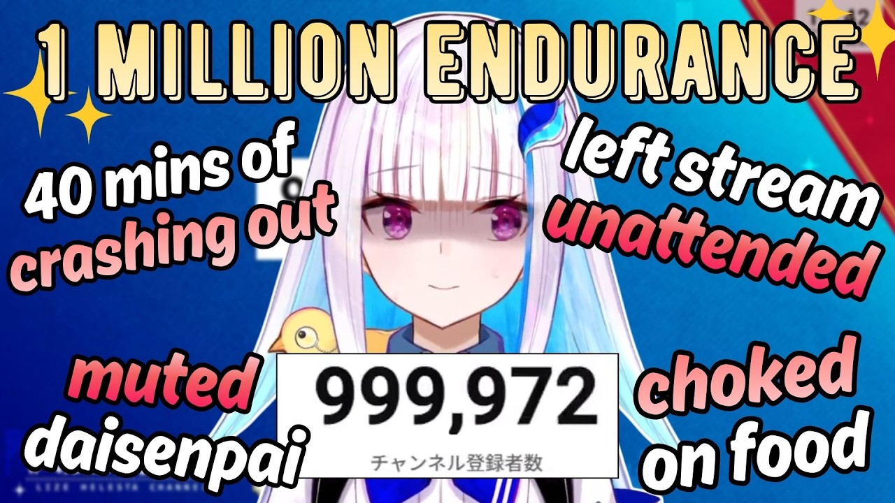 Lize's 1 Million Endurance Stream Was Very... Nijisanji【Eng Sub】