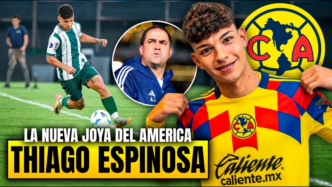 ASÍ JUEGA Thiago Espinosa NUEVO REFUERZO del América! Goles, Skills y Carrera!