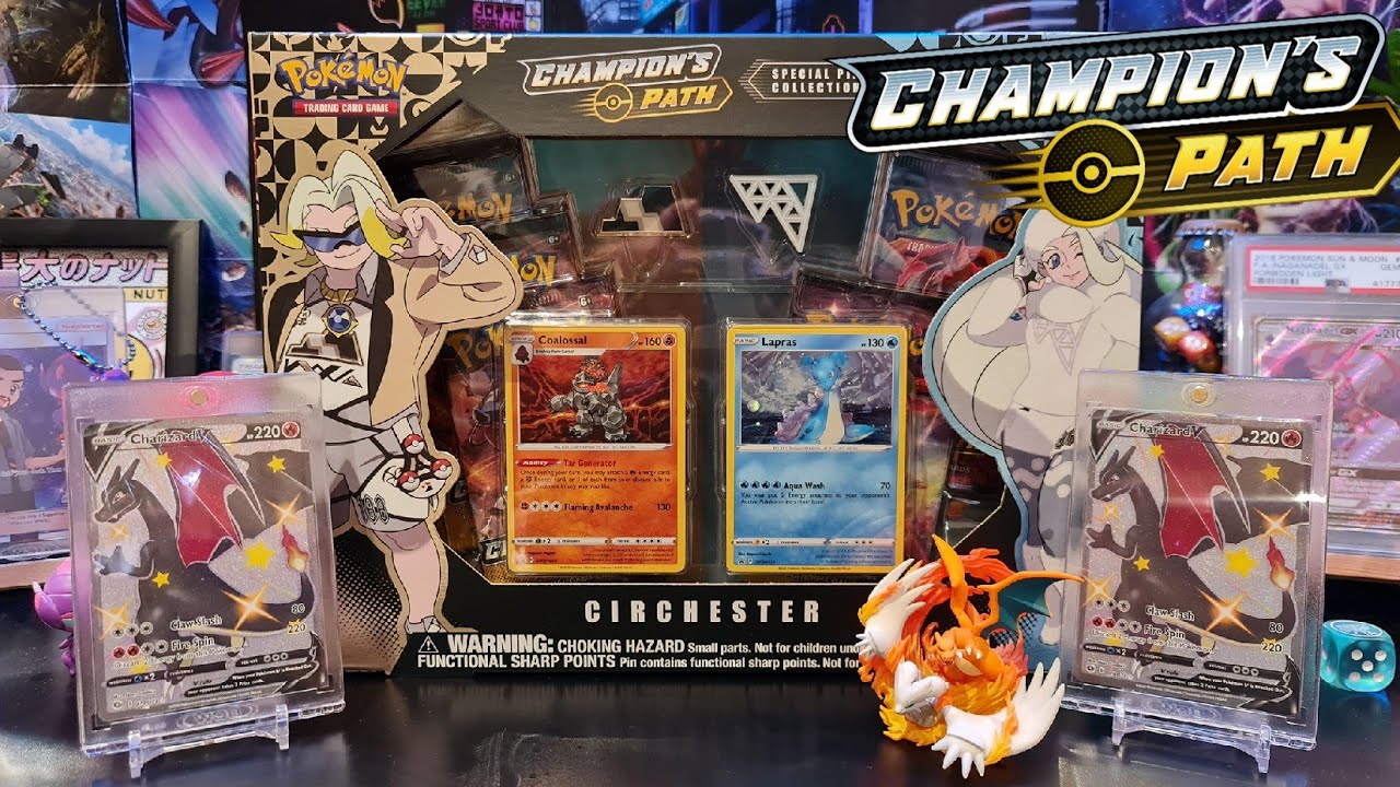 Pokemon Champion's Path Circhester Special Pin Collection Box Opening