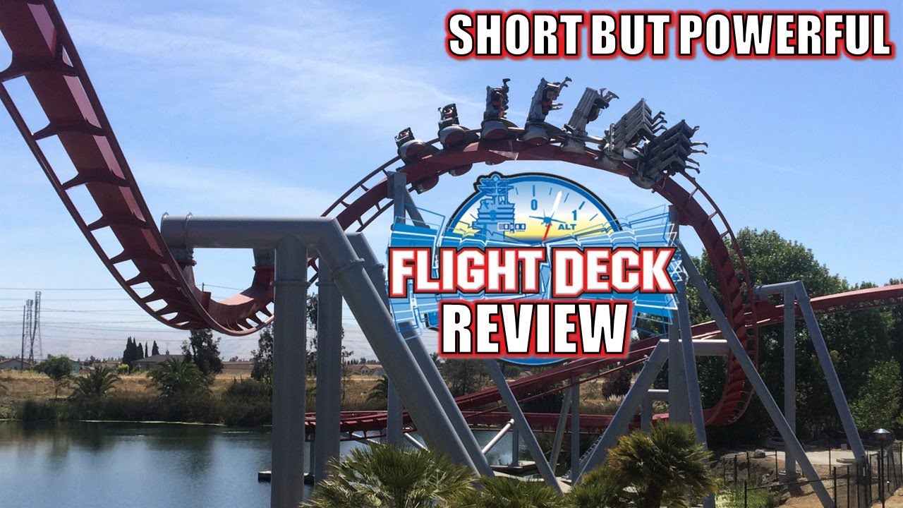 Flight Deck Review, California's Great America B&M Invert | Short but Powerful