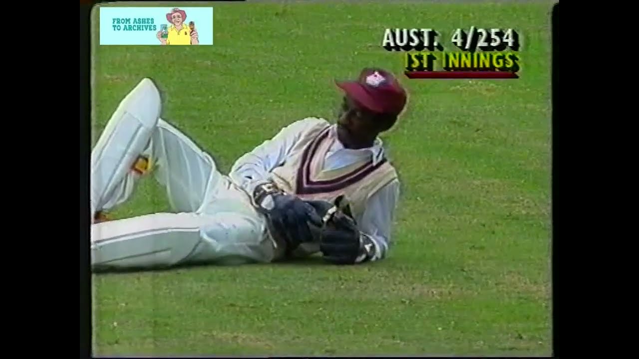 Williams has a mare! Windies keeper David Williams drops Mark Waugh twice Boxing Day Test 1992