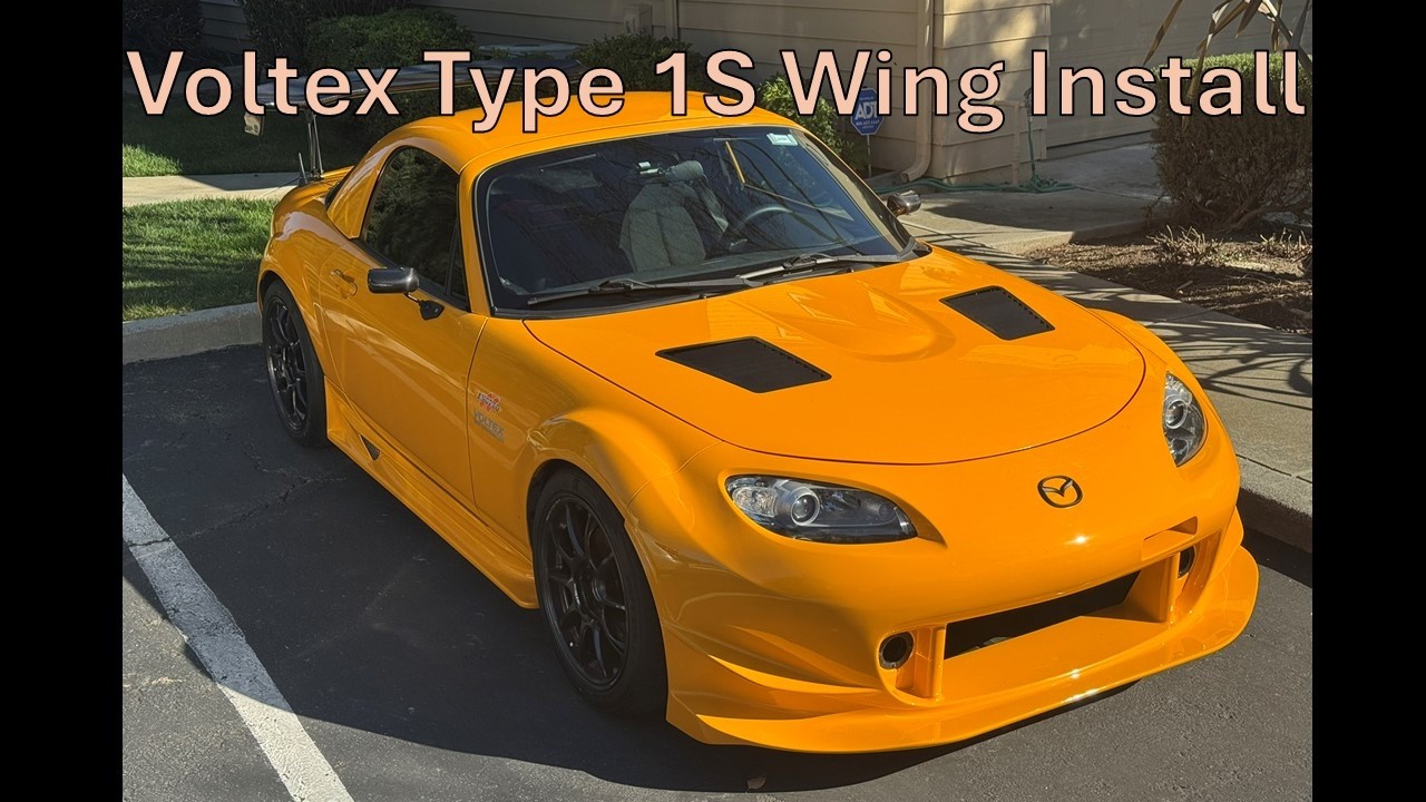Another NOPRO NC?! | Voltex Type 1S GT-Wing Install | Mazda Miata NC MX-5