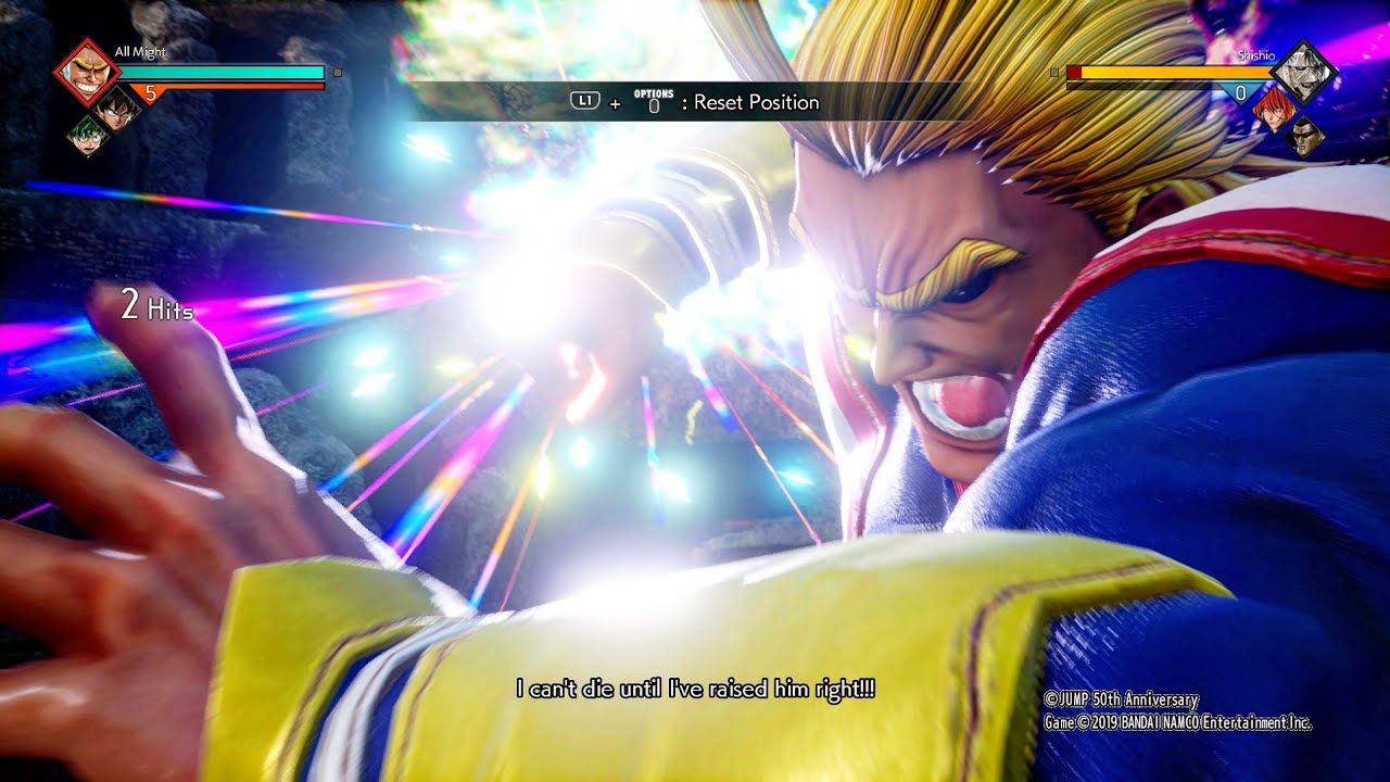 UNITED STATES OF SMASH!! Jump Force All Might Combos