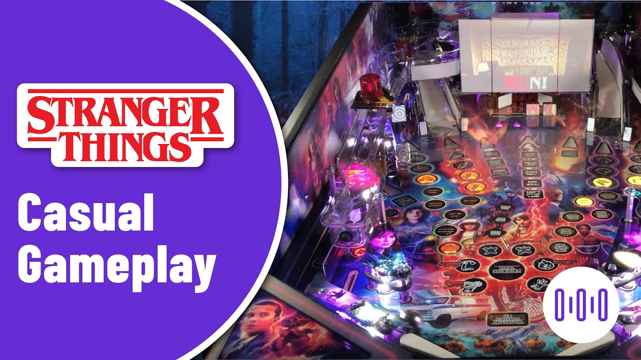 Stranger Things Pinball Gameplay | Stranger Things Sound Mod