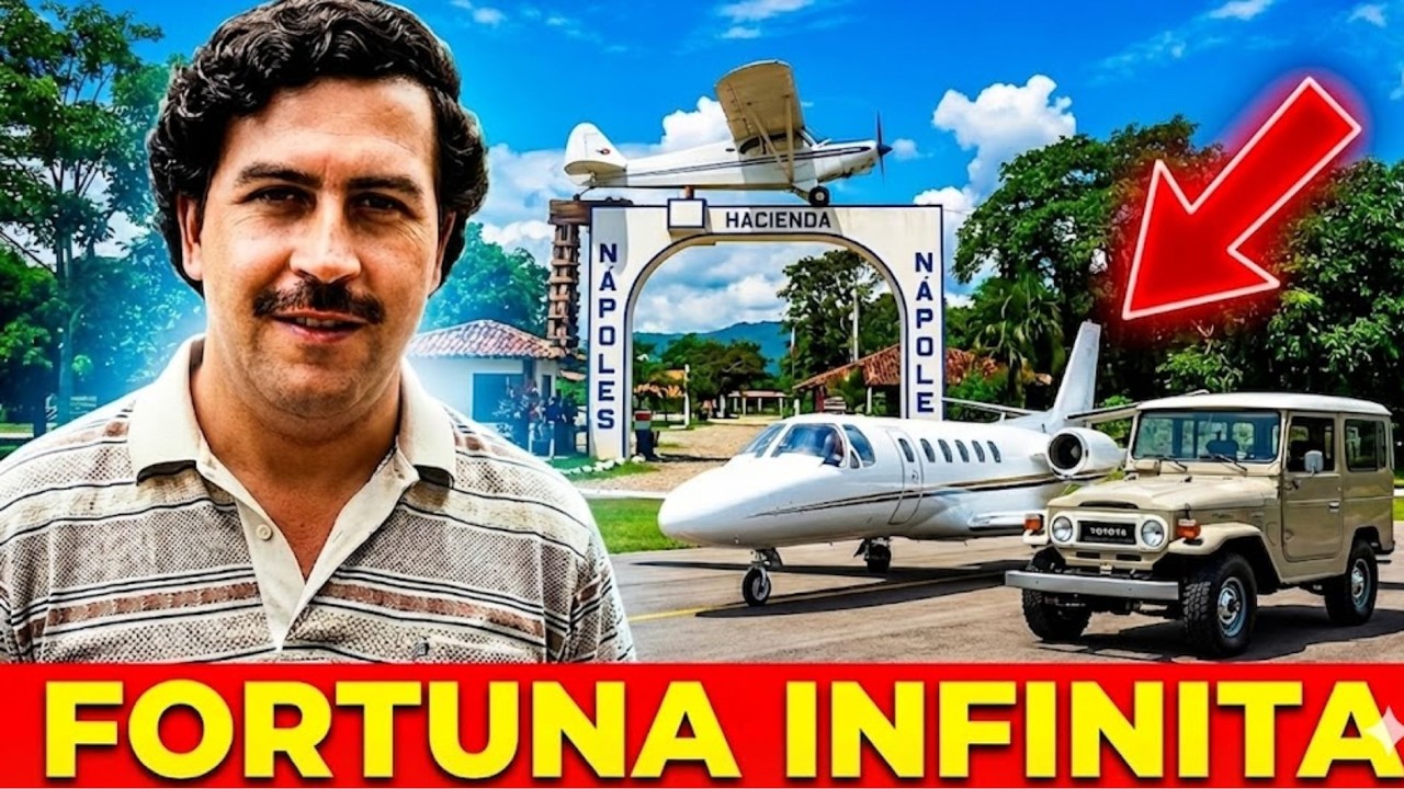 Esta era la vida lujosa de Pablo Escobar: haciendas, aviones y una fortuna infinita