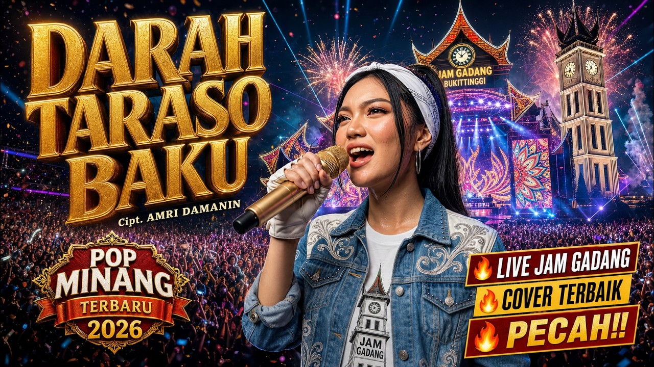 DARAH TARASO BAKU (Cover AI) | Konser Megah di Jam Gadang Bukittinggi | Pop Minang 2026