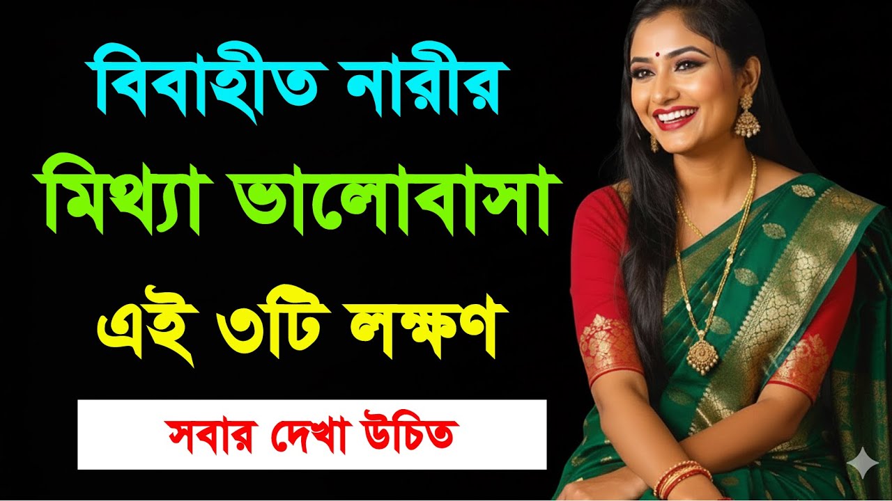 বিবাহিত মহিলাদের মিথ্যা ভালোবাসা চেনার উপায় || Bangla Motivation || Love Tips Bangla