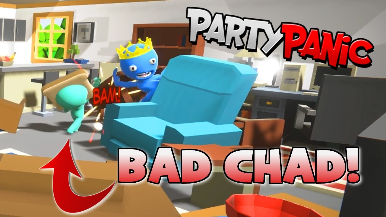PARTY PANIC MINIGAMES | BAD CHAD! | RADIOJH GAMES & GAMER CHAD