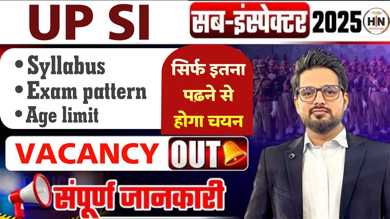 UPSI Vacancy Out | Syllabus, Exam Pattern, Eligibility, Age Limit | HN Exams