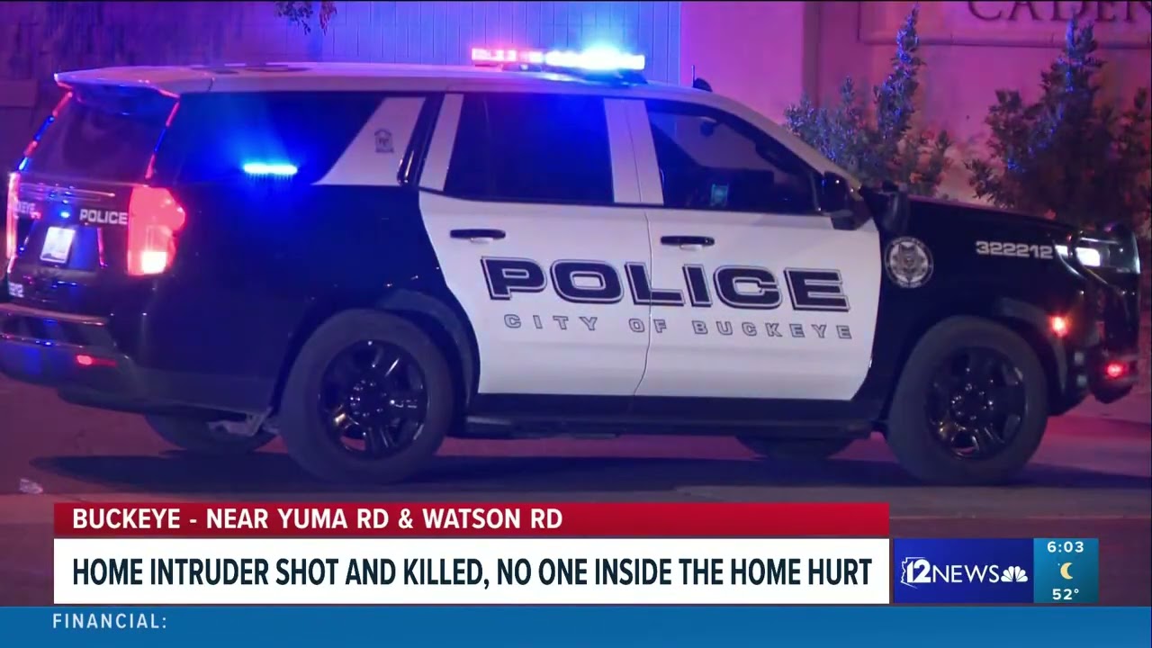 6AM Home intruder shot and killed, no inside the home hurt
