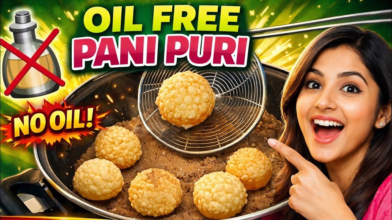 Oil Free Panipuri Kaise Banayen | Street Food | Panipuri Kaise Banayen | Panipuri Kaise Banta Hai 