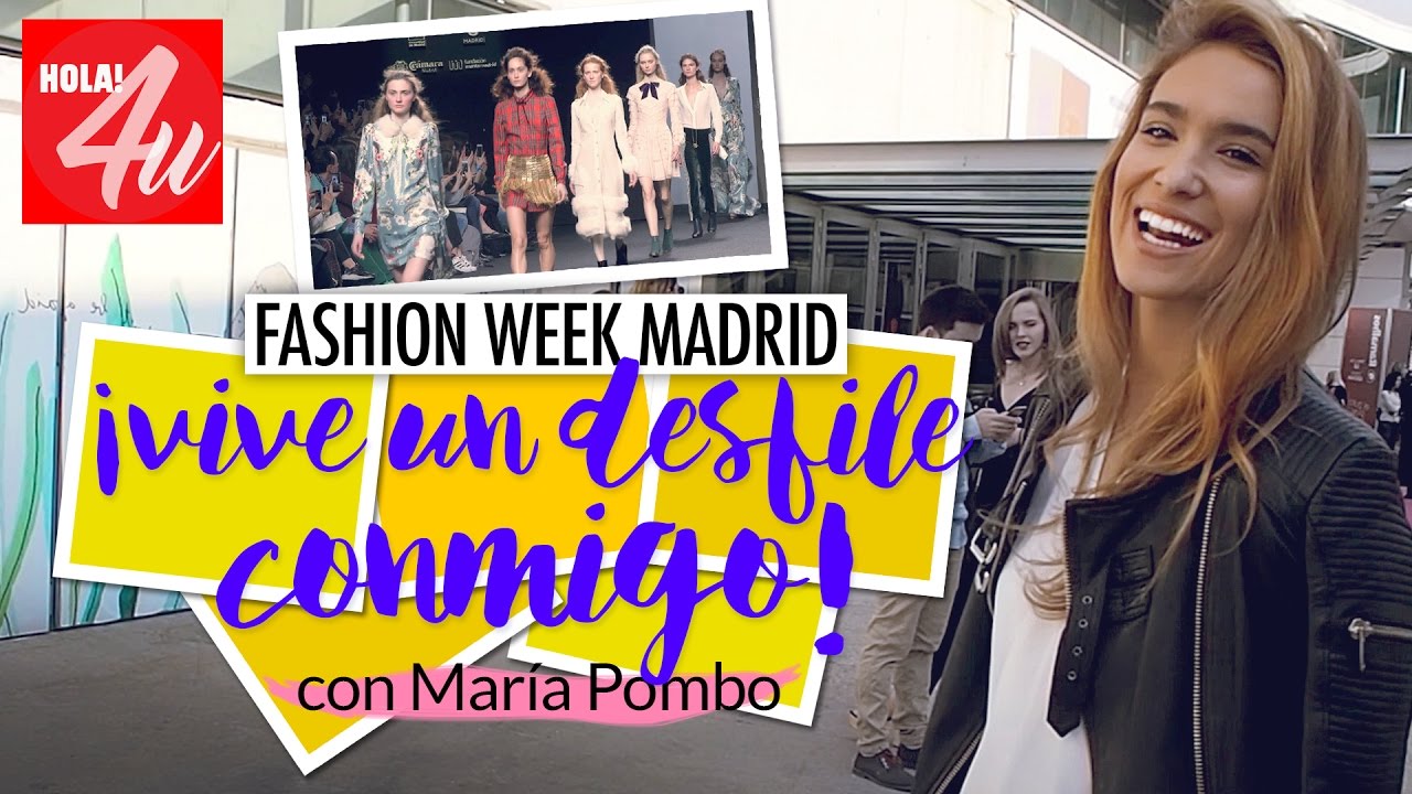 Vive un desfile conmigo en Madrid Fashion Week | 'Lookbook' con María Pombo
