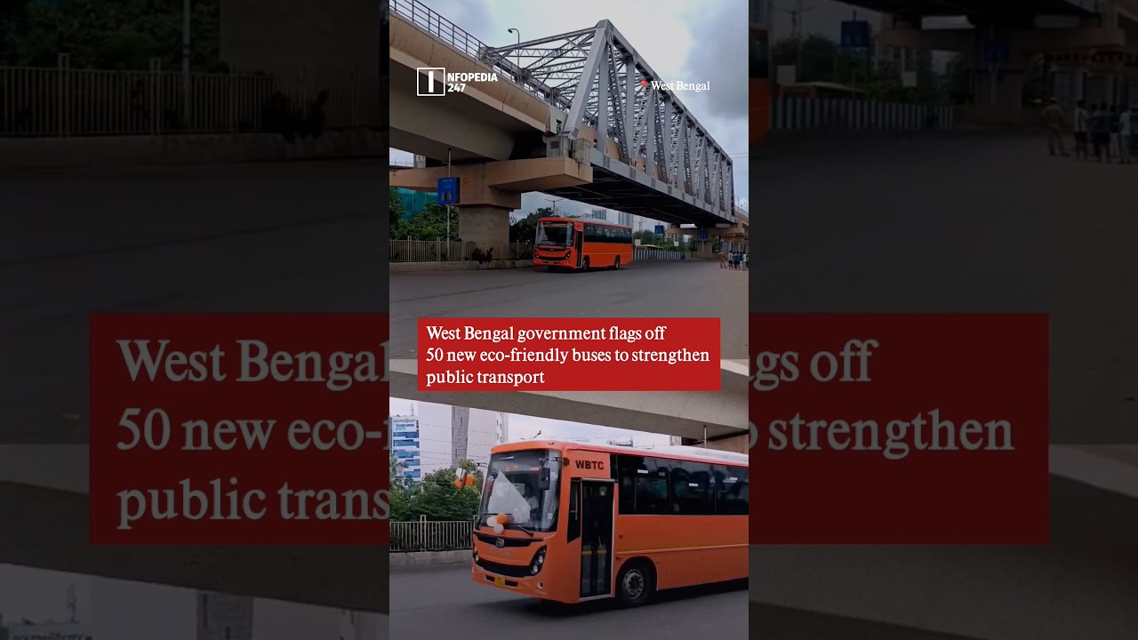 West Bengal Launches 50 New CNG & Electric Buses | 1,000 Eco-Friendly Buses Planned Across State