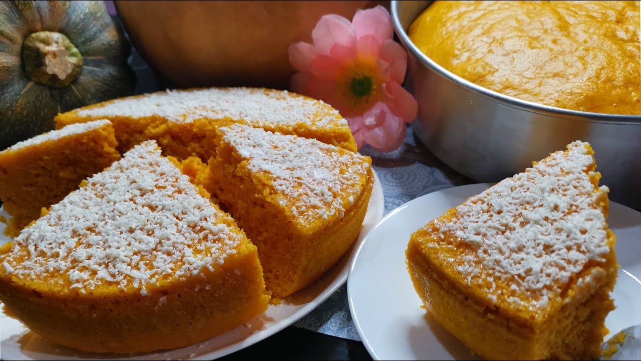 SQUASH CAKE - MILKY PUMPKIN/NO OVEN RECIPE