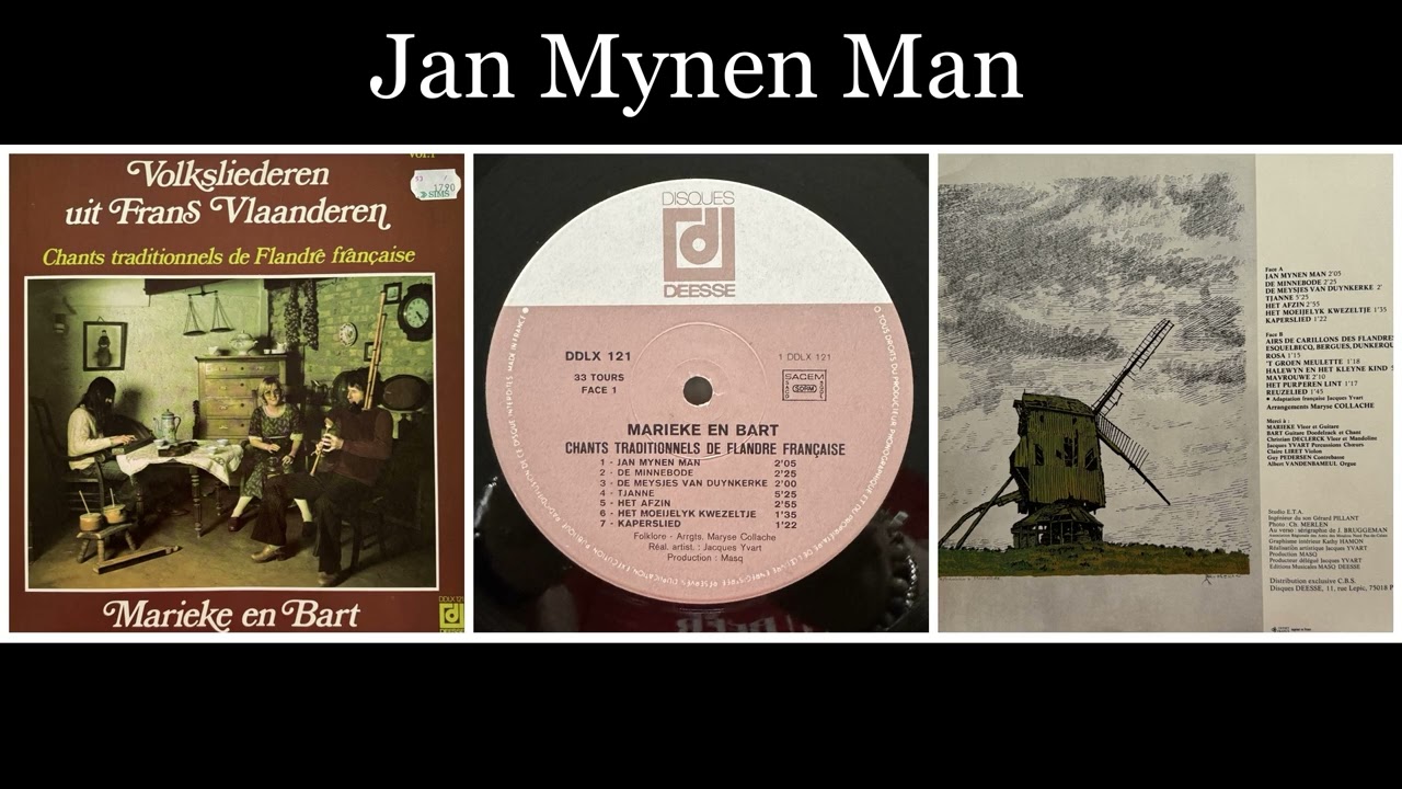 Marieke en Bart - Volksliederen uit Frans Vlaanderen - 01 Jan Mynen Man