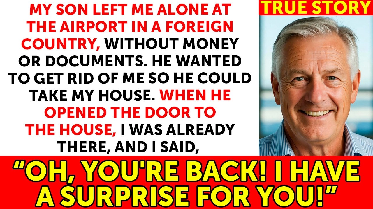 My Son Left Me In A Foreign Country, But When He Returned Home, He Couldn't Believe His Eyes...