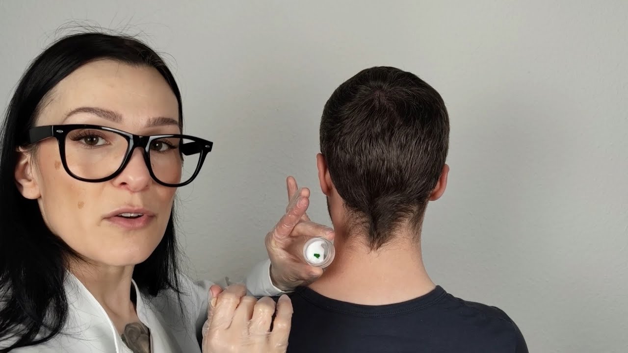 ASMR Dermatologist Neck Products Testing / Check Up *Online Lesson*