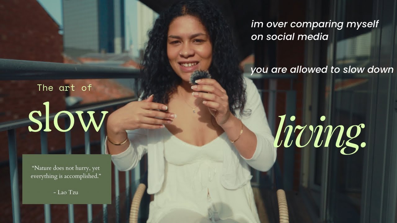 You’re Allowed to Slow Down | the art of slow living (social media + self worth) 