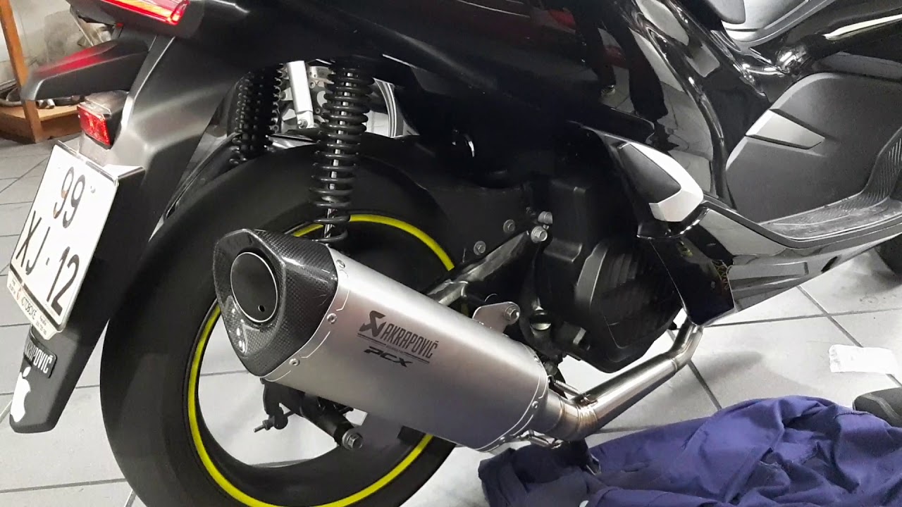 Escape completo akrapovic(replica) honda pcx 125 2019