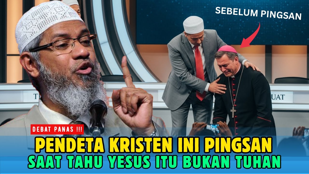 GEMPAR‼️ PENDETA KRISTEN PINGSAN SETELAH TAHU YESUS BUKAN TUHAN KETIKA DEBAT DENGAN DR ZAKIR NAIK