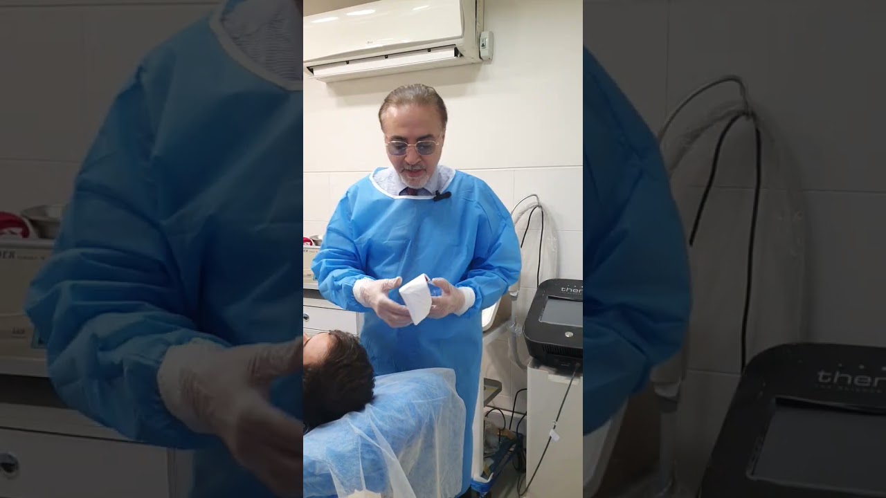 تزریق پکیج پی آر پی جهت درمان ریزش مو #دکترمنصوراصفهانی #متخصص_پوست