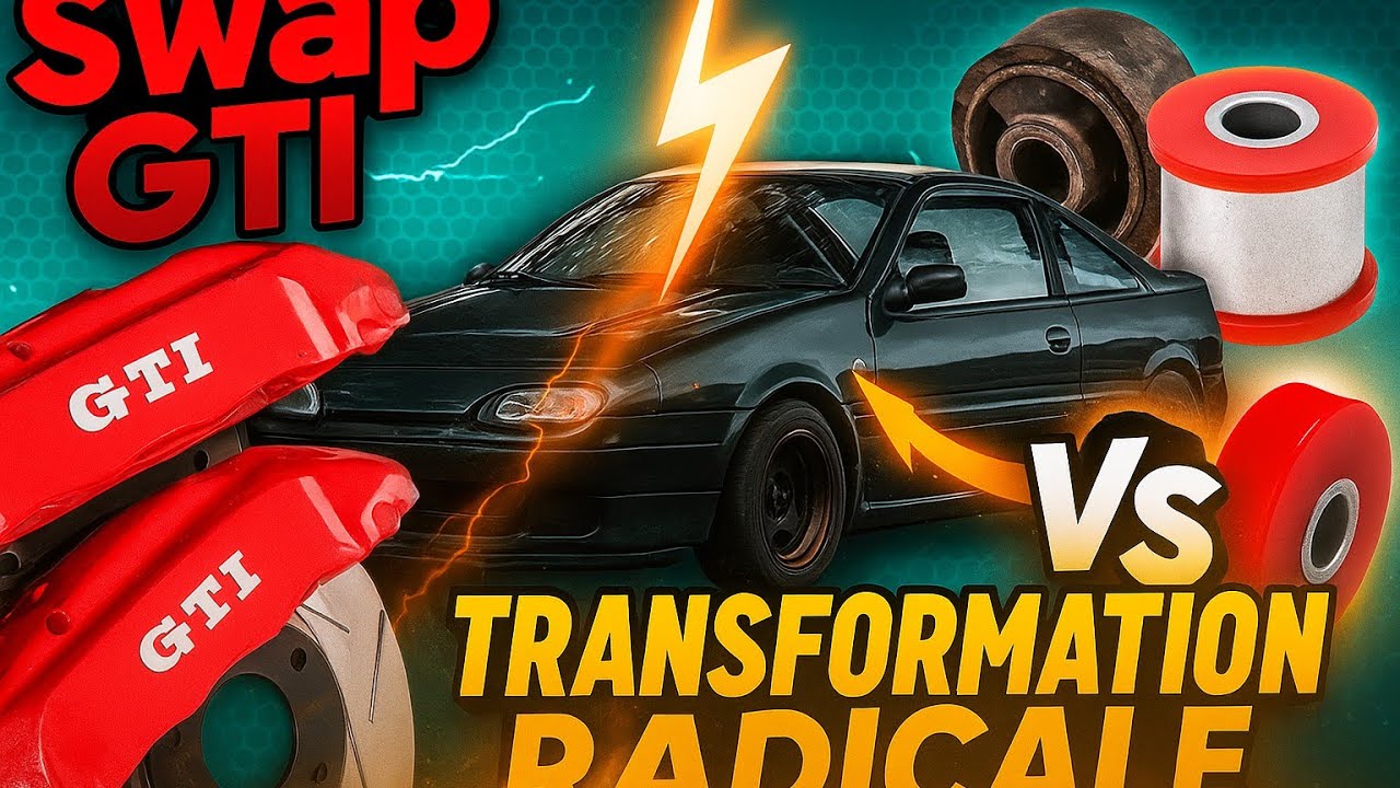 Swap Freinage GTI + Silentblocs sur ma Nissan 100NX – Transformation radicale 🔧🔥