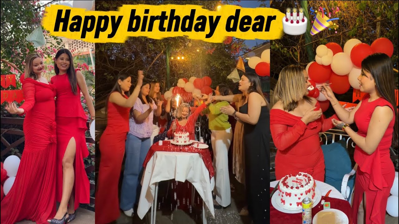 BIRTHDAY KHANU JANU PANI KA SAJILO XA RA // happy birthday dear 🎂🎉🎉