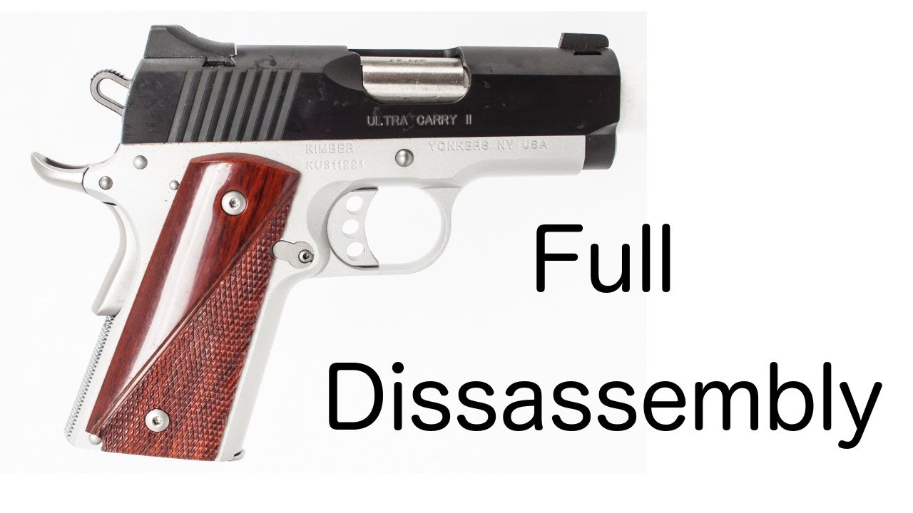 Первая полная разборка Kimber Ultra Carry II