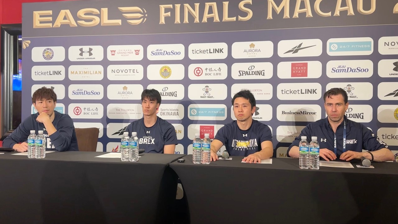 【試合後会見】3/20(金) EASL FINALS MACAU 2026 準決勝 琉球ゴールデンキングス戦 コロネルHC、#6 比江島選手、#12 高島選手