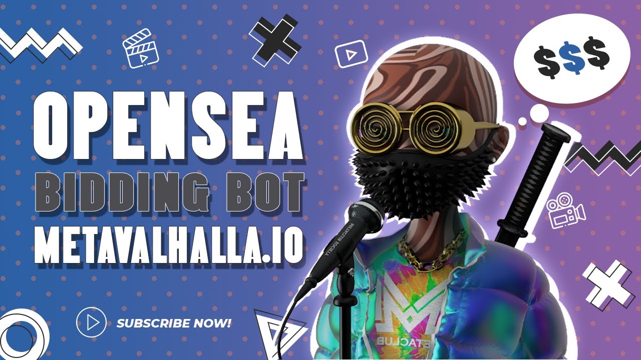 Opensea Bidding & Offer Bot. Over 250 bids per minute. [+650$ / per day]