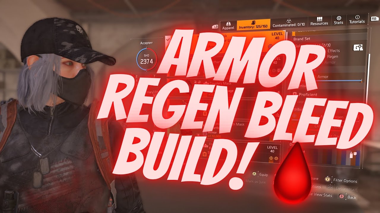 THE DIVISION 2- THiS ARMOR REGEN BLEED BUILD IS ONE OF MY FAVORITES! THIS BUILD HITS 🔥🩸