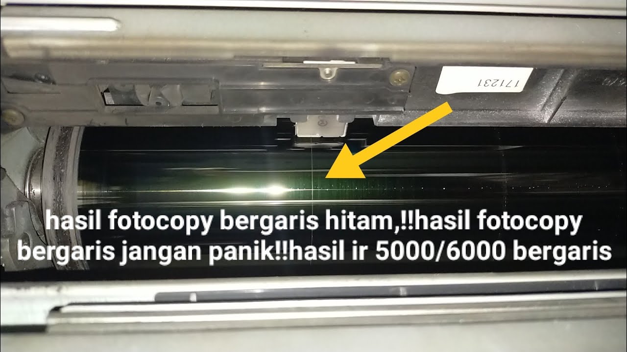 hasil fotocopy bergaris hitam,!!hasil fotocopy bergaris jangan panik!!hasil ir 5000/6000 bergaris