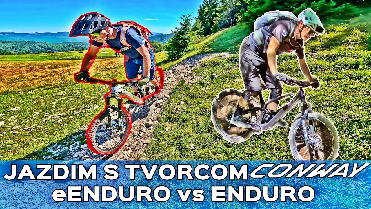 Jazdím s tvorcom CONWAY | eENDURO vs ENDURO