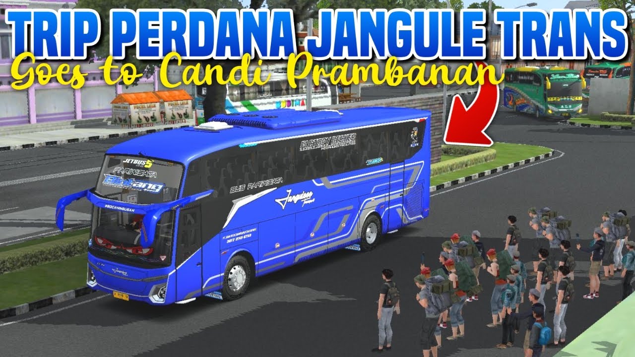 TRIP PERDANA‼️ Unit Baru Bus Jangule Trans Goes to Candi Prambanan‼️ Asik Banget Trip Kali Ini