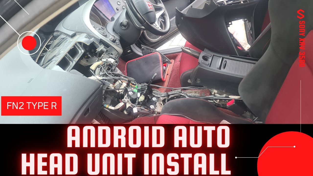 Honda Civic FN2 MK8 Type R Stereo Replacement - Sony XAV-3500 DAB Double Din Connects2 SWC