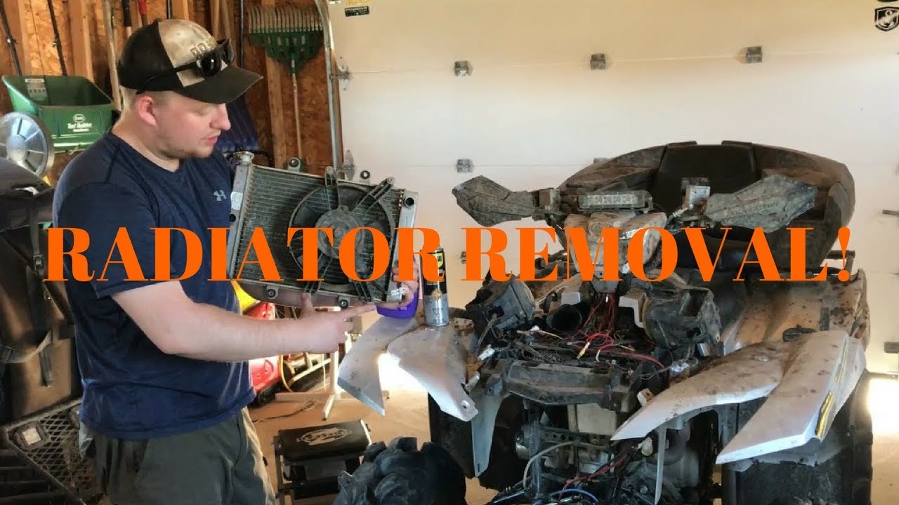 How to Remove the Radiator from a 2016 to 2018 Yamaha Grizzly 700