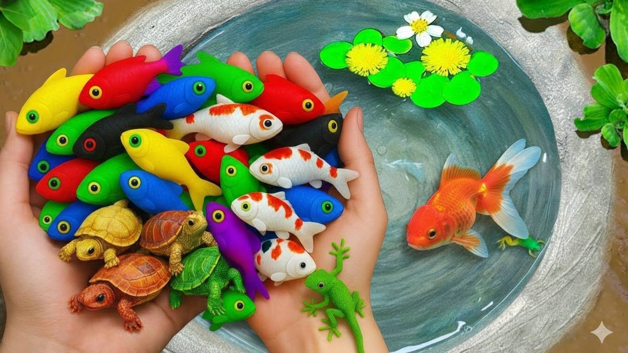 Mesmerizing Catch Tropical Fish Mix, Guppy, Koi, Seahorse
