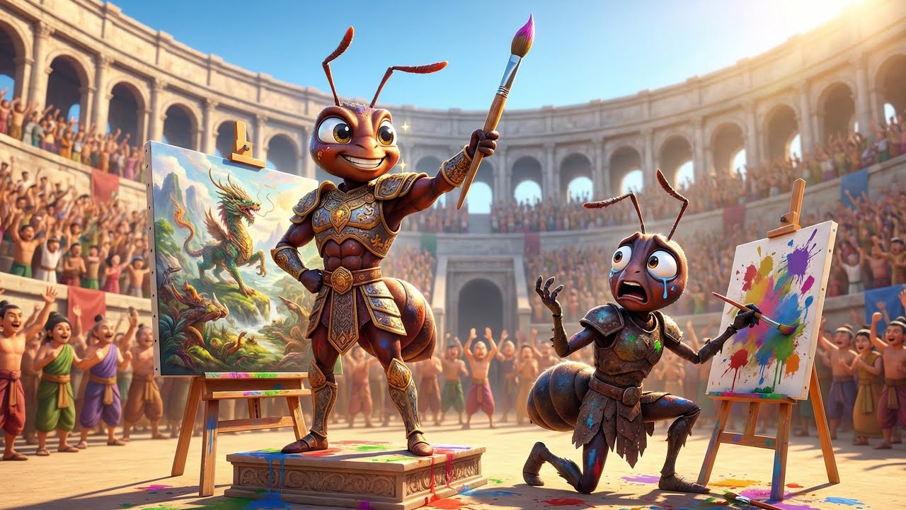 Skill Beats Ego 🐜🎨 | The Ant Art Competition