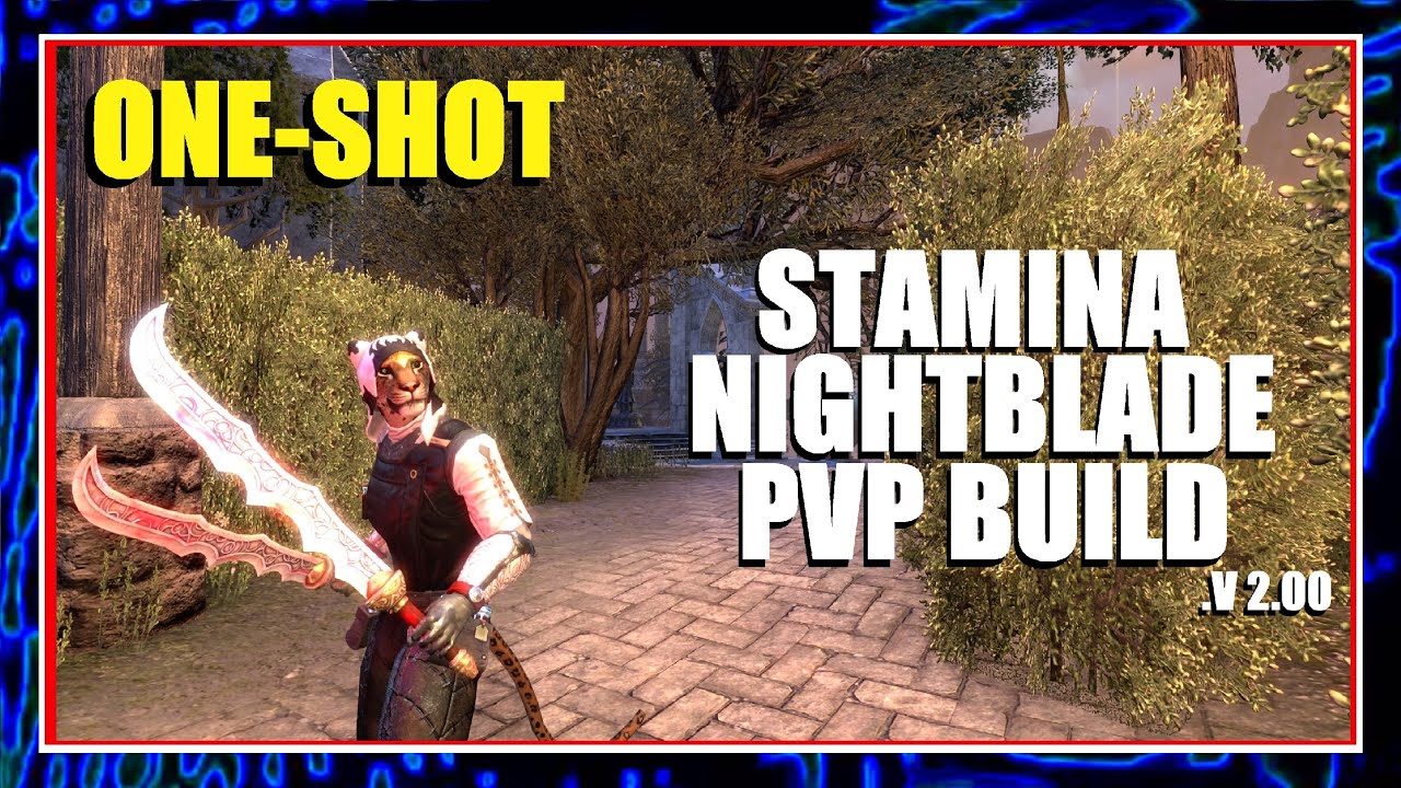 ESO One Shot Stamina Nightblade PvP Build - Ascending Tide DLC