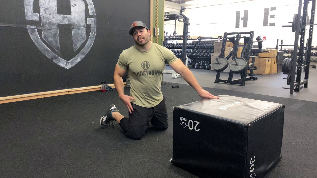 Kneeling Jump to Box Jump