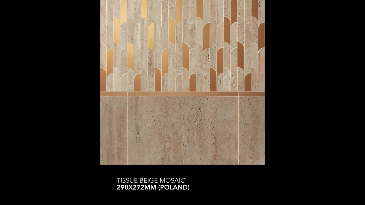 Tissue Beige Mosaic: The Perfect Blend of Classic & Modern Design