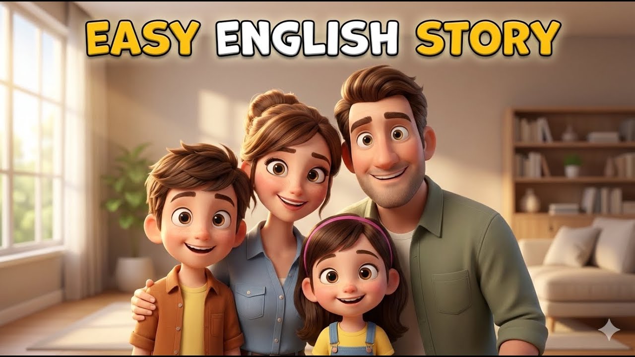 Learn English with a Family Story 🏡 | Easy Listening Practice (A2)