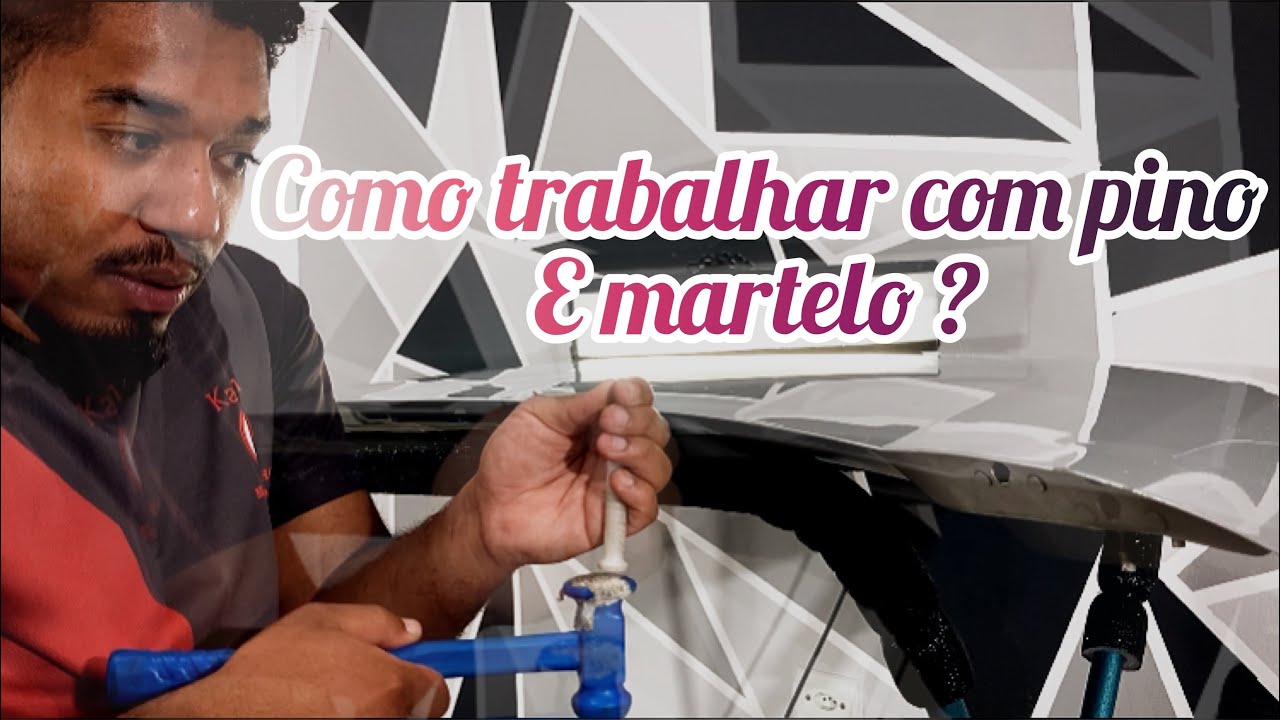 Amassado positivo e negativo como trabalhar com pino e martelo - aula completa martelinho de ouro