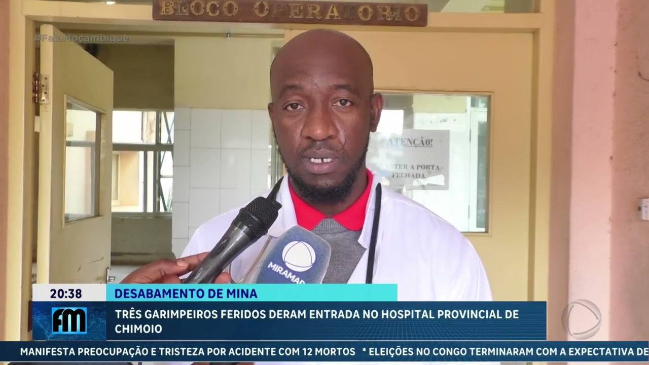 Três Garimpeiros contraíram ferimentos após uma mina desabar na província de Manica