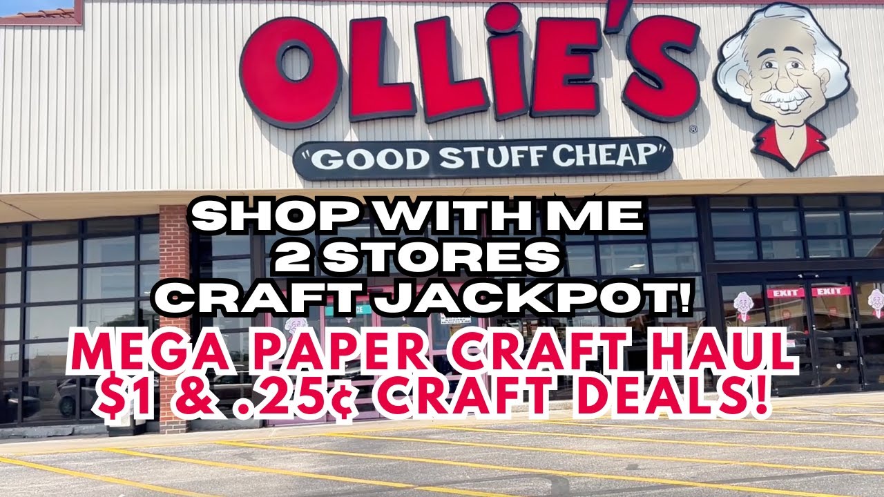 I Found AMAZING $1 Paper Craft Deals at Ollie's!
