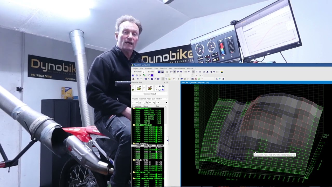 Honda CRF450R ECU tunes
