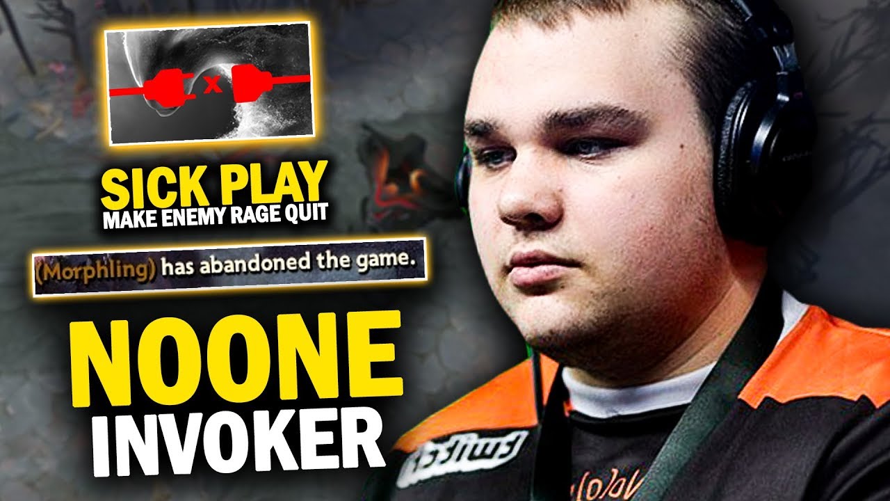 NoOne Invoker vs Morphling Mid! It Really Hard For Invoker! EZ RAMPAGE + SUNSTRIKES KILL