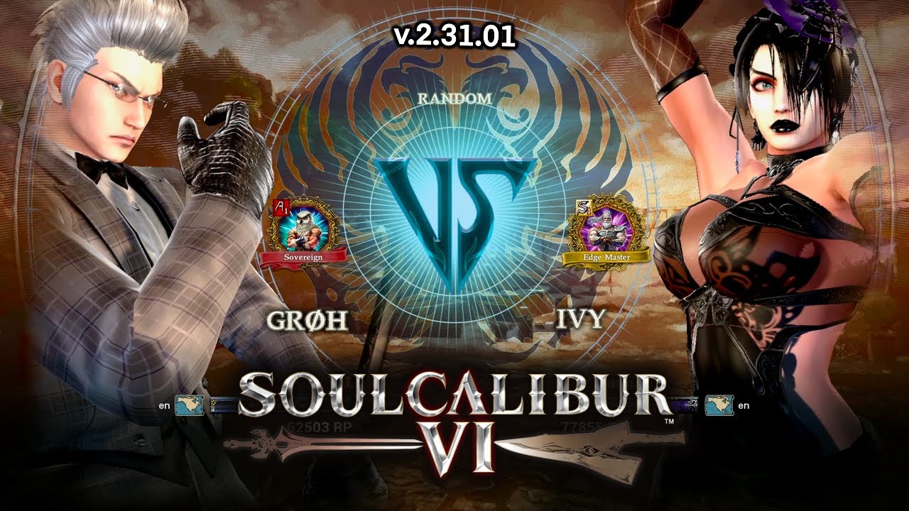 SOULCALIBUR VI【v2.31.01】| IVY (Amy Lionheart) Vs. Grøh (R.J.)